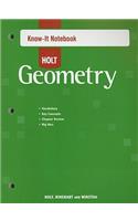 Holt Geometry: Know-It Notebook