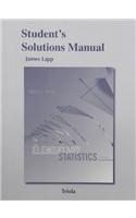 Student's Solutions Manual for Elementary Statistics