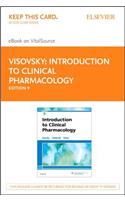 Introduction to Clinical Pharmacology Elsevier eBook on Vitalsource (Retail Access Card)