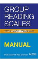 Group Reading Scales Manual