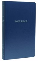 KJV, Gift and Award Bible, Imitation Leather, Blue, Red Letter Edition