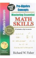 Mastering Essential Math Skills: Pre-Algebra Concepts [With DVD]: New Redesigned Library Version