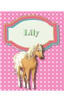 Handwriting and Illustration Story Paper 120 Pages Lily: Primary Grades Handwriting Book