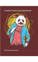 Coolest Panda Ever Notebook