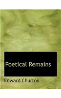 Poetical Remains