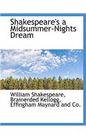 Shakespeare's a Midsummer-Nights Dream