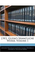 J.W.L. Gleim's Sammtliche Werke