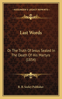 Last Words