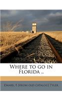 Where to Go in Florida ..: (English)