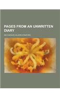 Pages from an Unwritten Diary: (English)