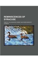 Reminiscences of Syracuse