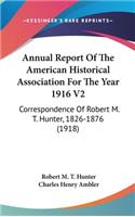 Annual Report Of The American Historical Association For The Year 1916 V2