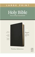 NLT Large Print Thinline Reference Bible, Filament Edition