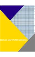 Semi Log Graph Paper Workbook: 2 Decades By 10 Divisions