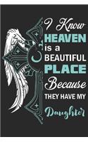 I know heaven is a beautiful place because they have my daughter