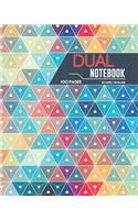 Dual Notebook 100 Pages 50 Lined / 50 Blank