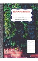Graph Paper Notebook: Quad Ruled 4x4 - 110 Pages - 7" x 10" Squared Graphing Paper * Blank Notebook * Grid Paper * Softback ...(Composition Books)