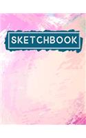 Sketchbook: Personalized Watercolor Sketch Book / Notebook / Journal - 110 Pages of Sketching, Drawing, Writing, and Doodling - Gift