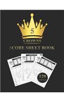 5 Crowns Score Sheet