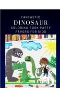 Fantastic Dinosaur Coloring Book Party Favors For Kids