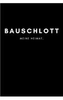 Bauschlott: Notizbuch 120 Seiten DIN A5 (6x9 Zoll) Punktraster, Punktiert, Dotted Notizen, Termine, Ideen, Skizzen, Planer, Tagebuch, Organisation Deine Stadt, 