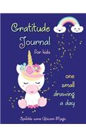 Gratitude Journal for Kids with One Small Drawing a Day - Sprinkle some Unicorn Magic