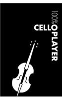 Cello Player's Notebook: Cello Player's Journal - Cello Teacher Appreciation Gift