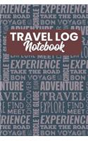 Travel Log Notebook