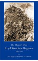 Queen OS Own Royal West Kent Regiment, 1881- 1914