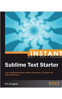 Instant Sublime Text Starter