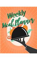 Weekly Meal Planner: Food Planner & Grocery List Menu Food Planners Prep Book Eat Records Journal Diary Notebook Log Book Size 8x10 Inches 104 Pages