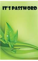 It's Password: My Internet Password Book Logbook 120 Pages of 5.5*8.5 Inches for Password Keeper Organizer