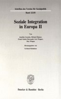 Soziale Integration in Europa II