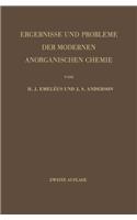 Ergebnisse und Probleme der Modernen Anorganischen Chemie