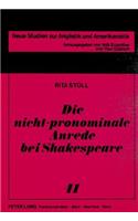 Die Nicht-Pronominale Anrede Bei Shakespeare