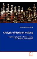 Analysis of decision making