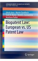 Biopatent Law: European vs. Us Patent Law