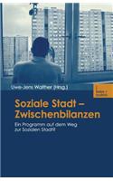 Soziale Stadt — Zwischenbilanzen