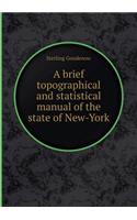 A Brief Topographical and Statistical Manual of the State of New-York