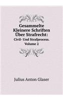 Gesammelte Kleinere Schriften Über Strafrecht: Civil- Und Strafprocess. Volume 2