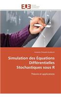 Simulation des équations différentielles stochastiques sous r