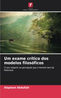 Um exame crítico dos modelos filosóficos