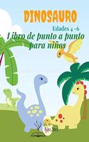 Dinosauro Libro de Punto a Punto para Niños Edades 4 a 6: Libro de trabajo "Dot-to-Dots" - 30 páginas, de 3 a 5 años, de preescolar a jardín de infancia, conecta los puntos, orden numérico, contar y más, li