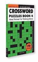 Crossword Puzzles Book 4 - 170+ Engaging Crossword Puzzles | 2000+ Words Vocabulary for Building | Puzzles with Answer Sheets |Boosts Cognitive Skills | Easy-To-Read Format | Clear Markings | Bold Text in English