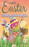 Happy Easter Coloring Book for Kids