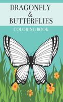 Dragonfly & Butterflies Coloring Book