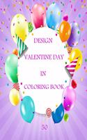 50 Design Valentine Day in Coloring Book