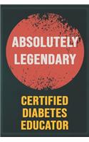 Absolutely Legendary Certified Diabetes Educator