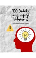 100 Sudoku pour expert Volume 3