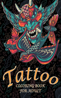 Tattoo Coloring Book For Adults